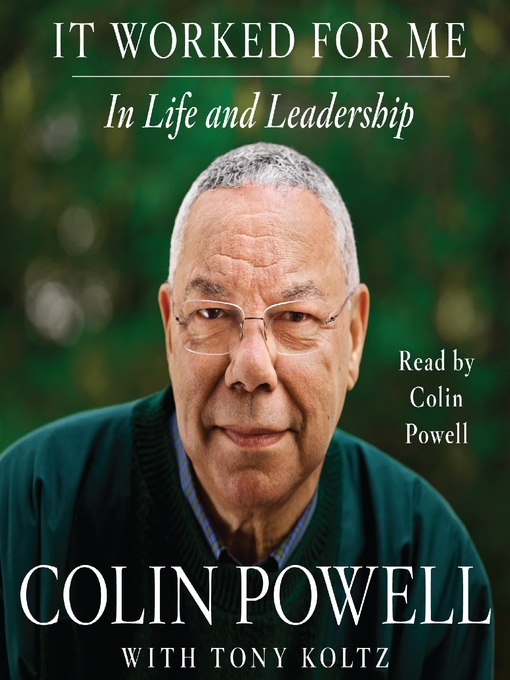 Détails du titre pour It Worked For Me par Colin Powell - Disponible